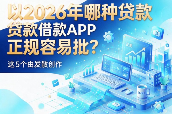 2026年哪种贷款正规容易批?这5个借款APP正规秒批速速收藏