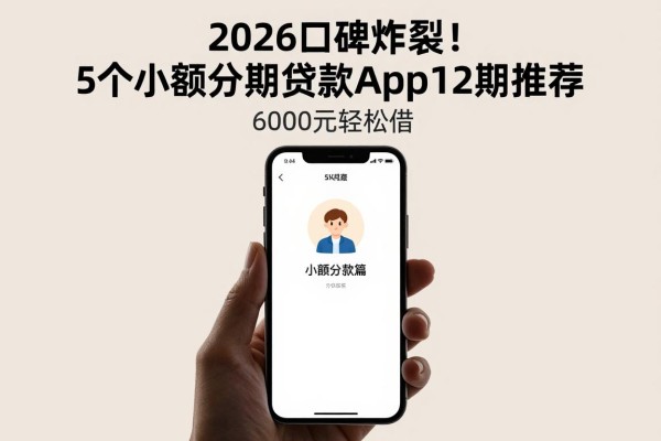 2026口碑炸裂!5个小额分期贷款app12期推荐,6000元轻松借