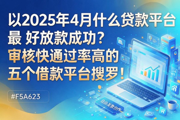 2025年4月什么贷款平台最好放款成功？审核快通过率高的五个借款平台搜罗！
