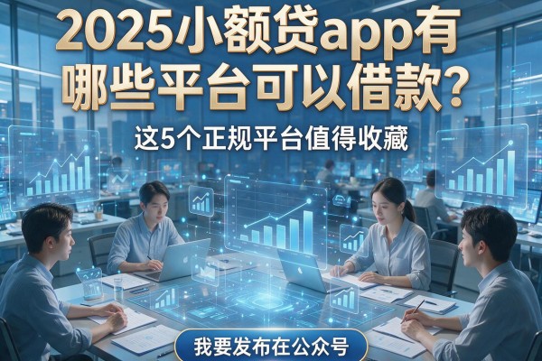 2025小额贷app有哪些平台可以借款？这5个正规平台值得收藏！