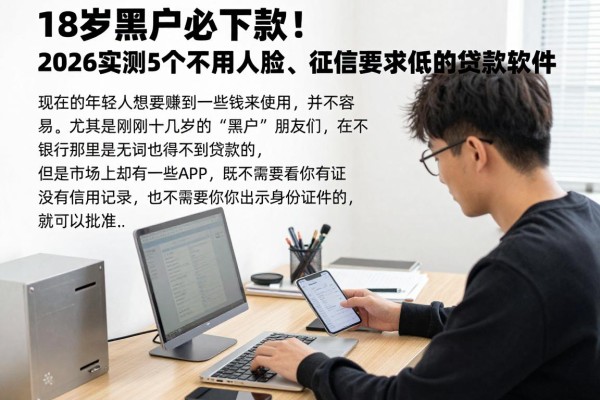 18岁黑户必下款！2026实测5个不用人脸、征信要求低的贷款软件