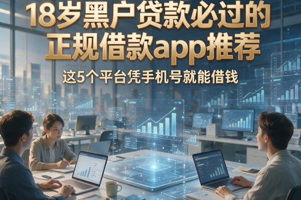 18岁黑户贷款必过的正规借款app推荐，这5个平台凭手机号就能借钱