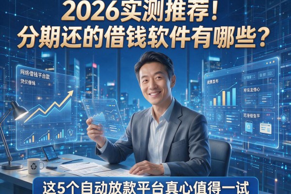 2026实测推荐！分期还的借钱软件有哪些？这5个自动放款平台真心值得一试