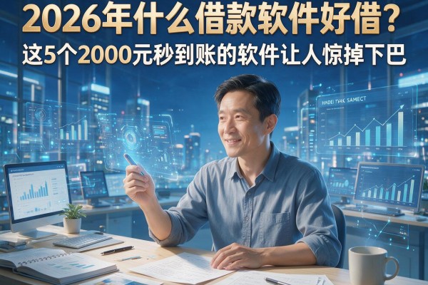 2026年什么借款软件好借?这5个2000元秒到账的软件让人惊掉下巴!