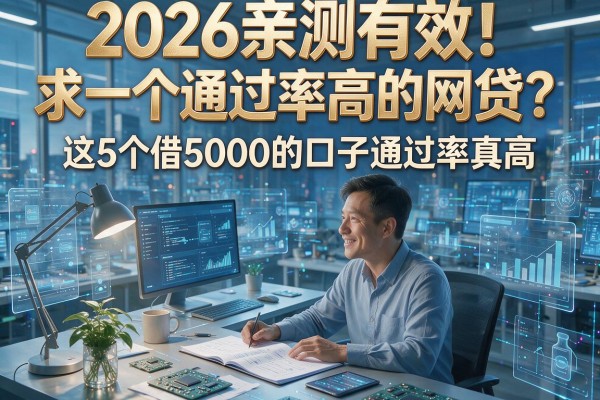 2026亲测有效!求一个通过率高的网贷?这5个借5000的口子通过率真高
