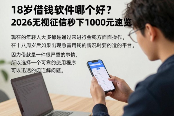 18岁借钱软件哪个好？2026无视征信秒下1000元速览