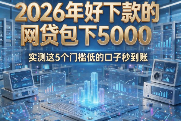 2026年好下款的网贷包下5000,实测这5个门槛低的口子秒到账!