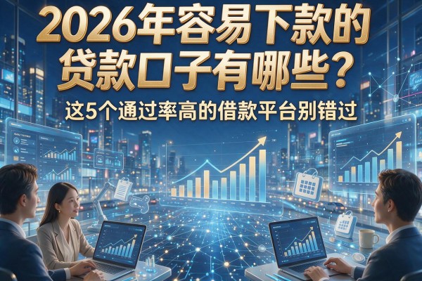 2026年容易下款的贷款口子有哪些?这5个通过率高的借款平台别错过!
