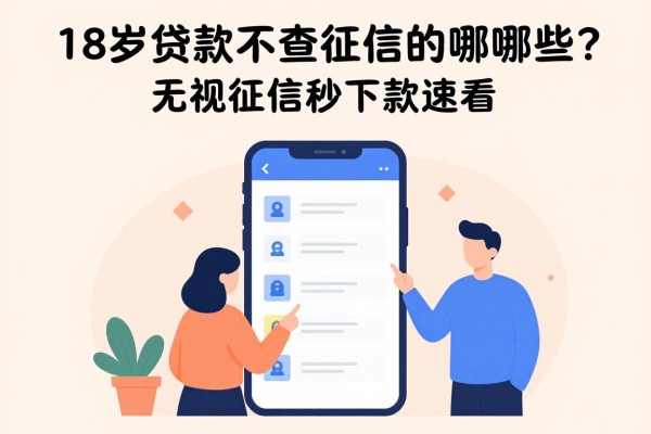 18岁贷款不查征信的app有哪些？无视征信秒下款速看