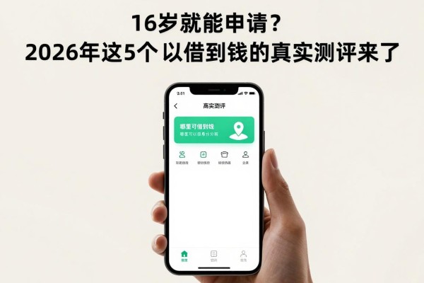 16岁就能申请？2026年这5个可以借到钱分期的app真实测评来了