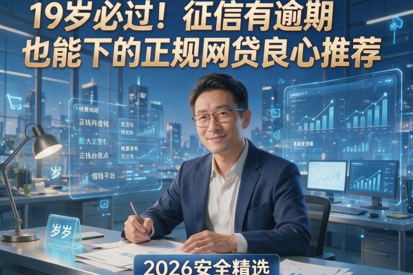 19岁必过！征信有逾期也能下的正规网贷良心推荐（2026安全精选）