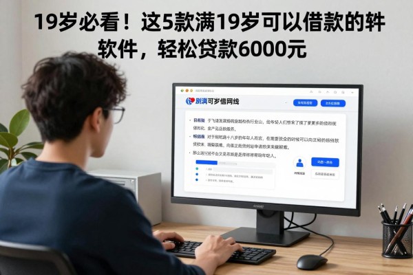 19岁必看！这5款满19岁可以借款的软件，轻松贷款6000元