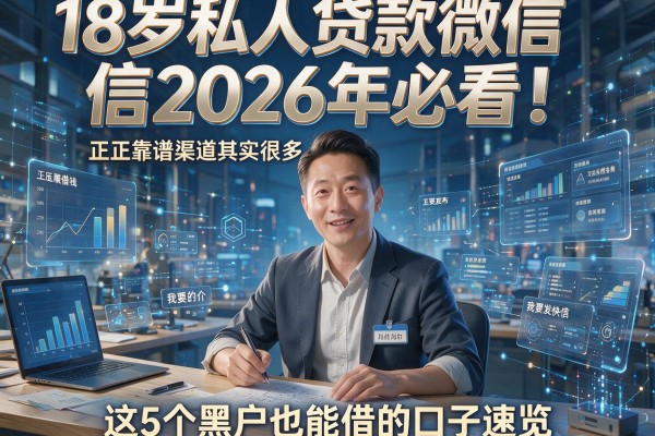 18岁私人贷款微信2026年必看！正规靠谱渠道其实很多，这5个黑户也能借的口子速览
