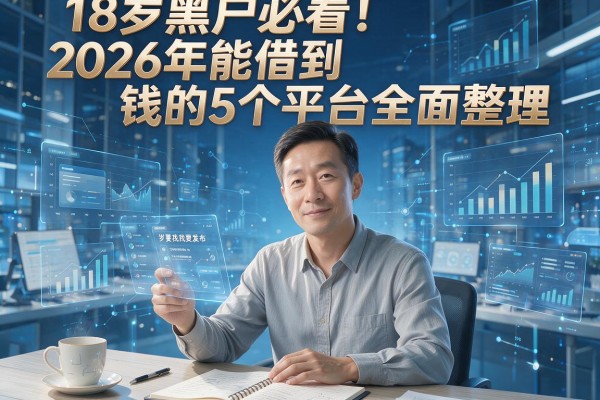 18岁黑户必看！2026年能借到钱的5个平台全面整理