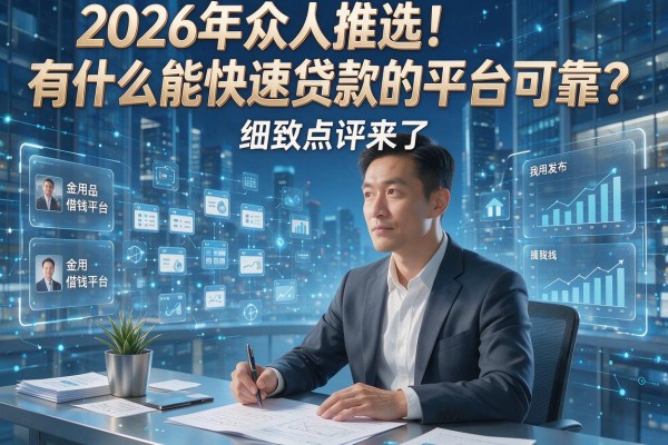 2026年众人推选！有什么能快速贷款的平台可靠？细致点评来了