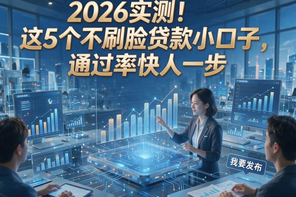 2026实测！这5个不刷脸贷款小口子，通过率快人一步