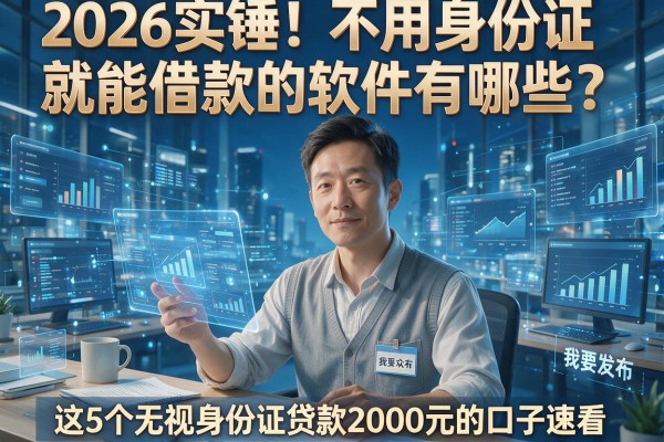 2026实锤！不用身份证就能借款的软件有哪些？这5个无视身份证贷款2000元的口子速看
