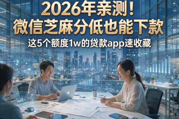 2026年亲测!微信芝麻分低也能下款,这5个额度1w的贷款app速收藏