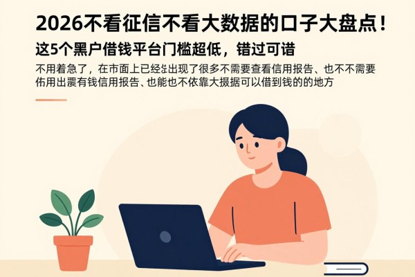 2026不看征信不看大数据的口子大盘点!这5个黑户借钱平台门槛超低,错过可惜
