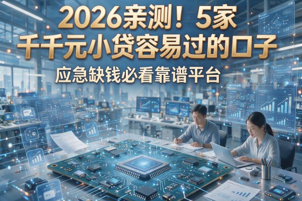 2026亲测!5家千元小贷容易过的口子,应急缺钱必看靠谱平台