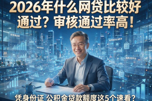 2026年什么网贷比较好通过?审核通过率高!凭身份证公积金贷款额度这5个速看
