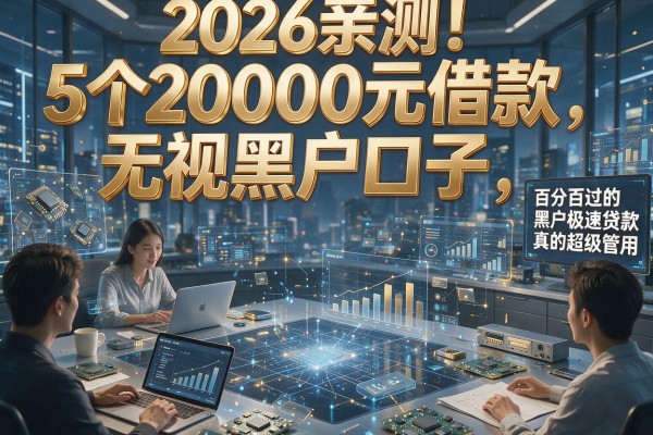 2026亲测!5个2000元借款无视黑户口子,百分百过的黑户极速贷款真的超级管用