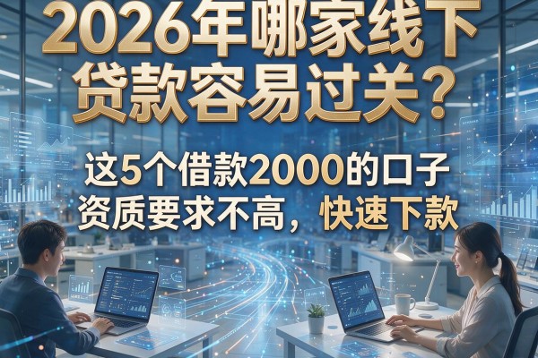 2026年哪家线下贷款容易过关？这5个借款2000的口子资质要求不高，快速下款！