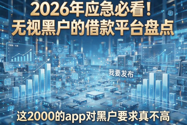2026年应急必看!无视黑户的借款平台盘点,这2000的app对黑户要求真不高