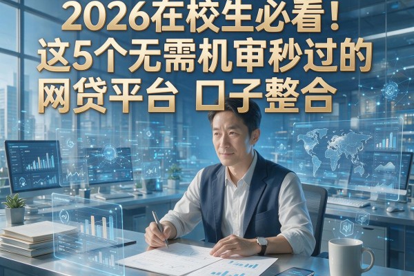 2026在校生必看！这5个无需机审秒过的网贷平台口子整合