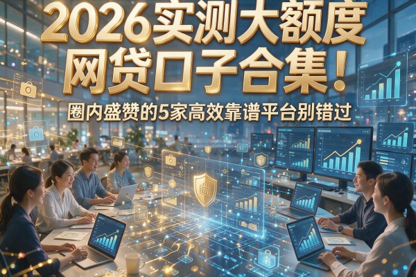 2026实测大额度网贷口子合集!圈内盛赞的5家高效靠谱平台别错过