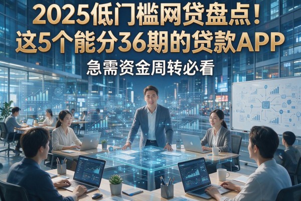 2025低门槛网贷盘点！这5个能分36期的贷款APP，急需资金周转必看