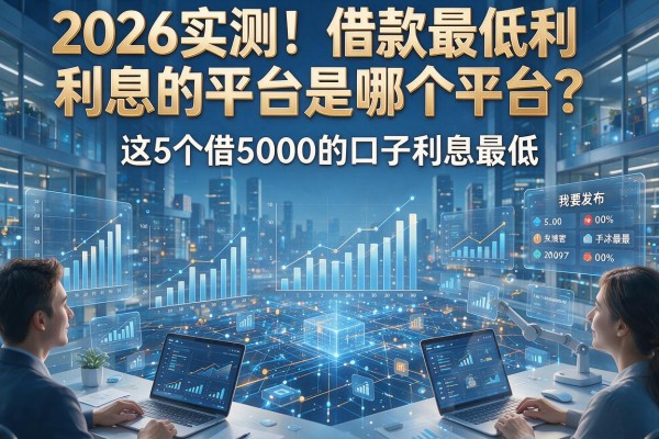 2026实测！借款最低利息的平台是哪个平台？这5个借5000的口子利息最低