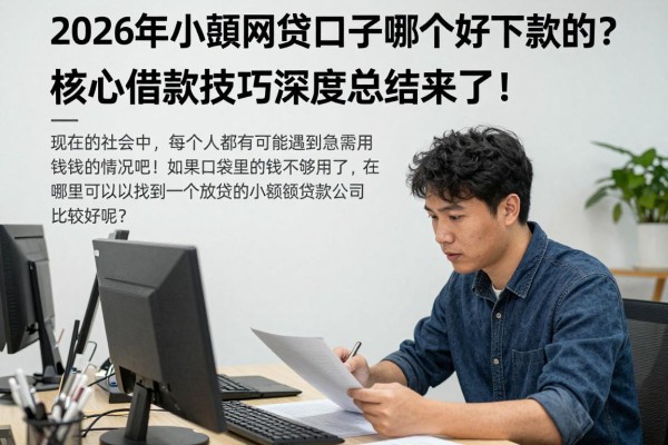 2026年小额网贷口子哪个好下款的？核心借款技巧深度总结来了！