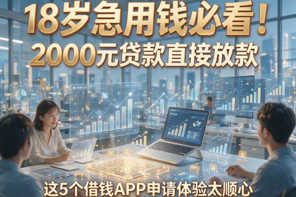 18岁急用钱必看！2000元贷款直接放款，这5个借钱APP申请体验太顺心