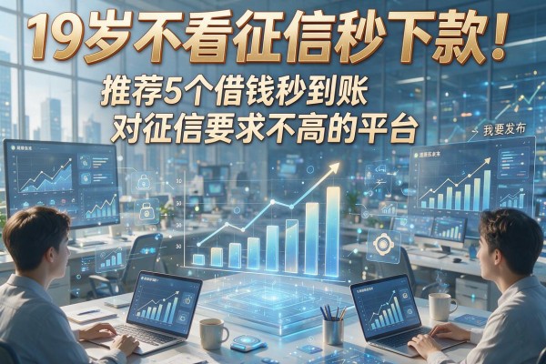 19岁不看征信秒下款！推荐5个借钱秒到账、对征信要求不高的平台