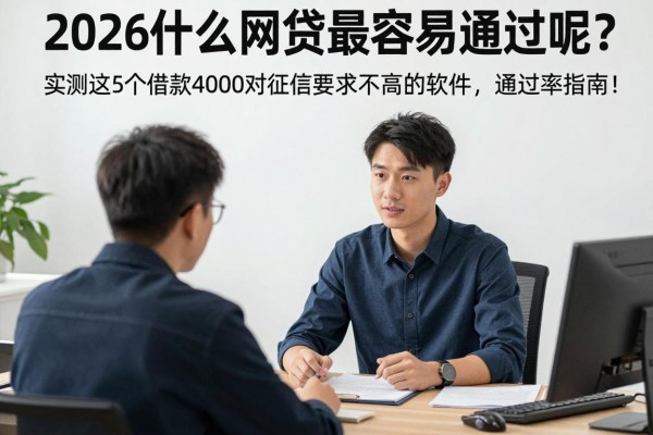 2026什么网贷最容易通过呢?实测这5个借款4000对征信要求不高的软件,高通过率指南!
