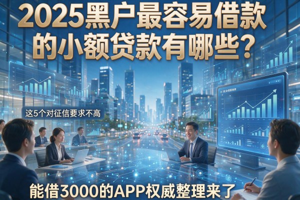 2025黑户最容易借款的小额贷款有哪些？这5个对征信要求不高、能借3000的APP权威整理来了！