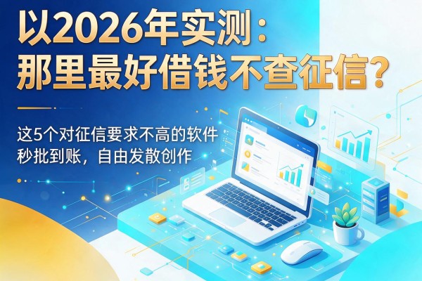 2026年实测：那里最好借钱不查征信？这5个对征信要求不高的软件秒批到账