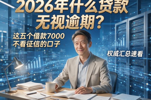 2026年什么贷款无视逾期?这五个借款7000不看征信的口子权威汇总速看!