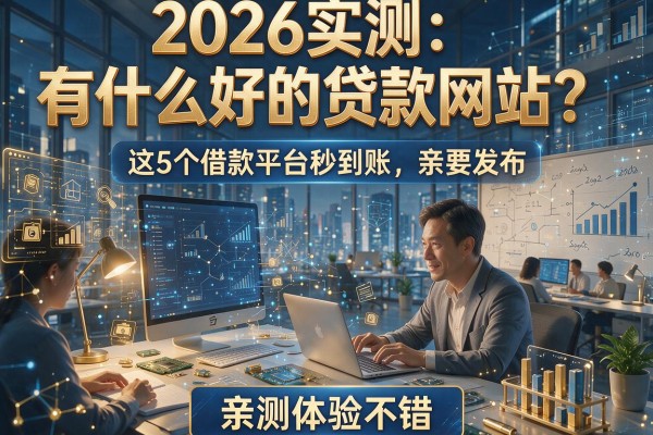 2026实测:有什么好的贷款网站?这5个借款平台秒到账,亲测体验不错!