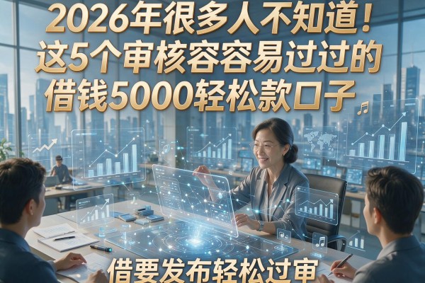 2026年很多人不知道！这5个审核容易过的学生贷款口子，借钱5000轻松过审