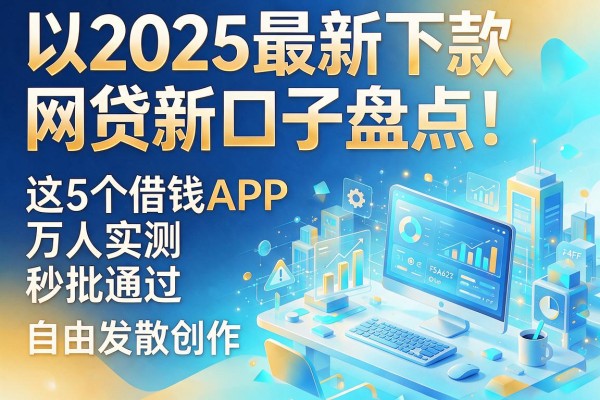 2025最新下款网贷新口子盘点!这5个借钱APP万人实测秒批通过