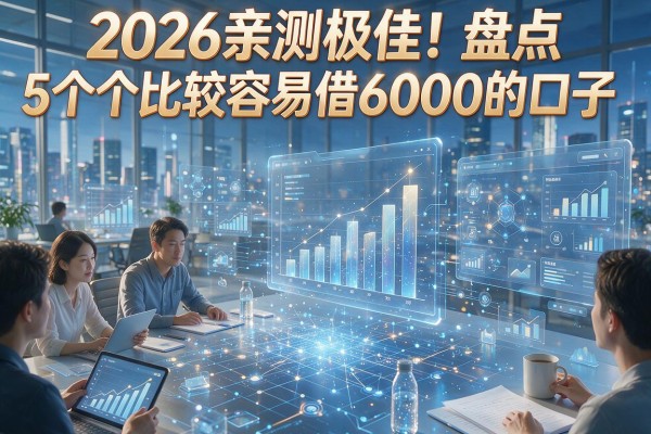 2026亲测极佳!盘点5个比较容易借6000的口子,这些比较容易借的小额贷款平台值得收藏