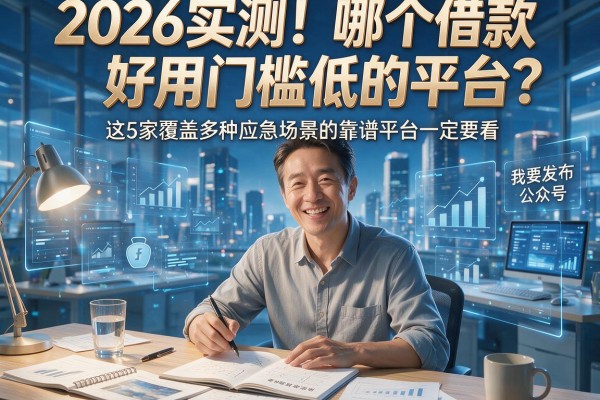 2026实测！哪个借款好用门槛低的平台？这5家覆盖多种应急场景的靠谱平台一定要看