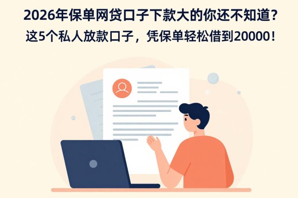 2026年保单网贷口子下款大的你还不知道？这5个私人放款口子，凭保单轻松借到20000！