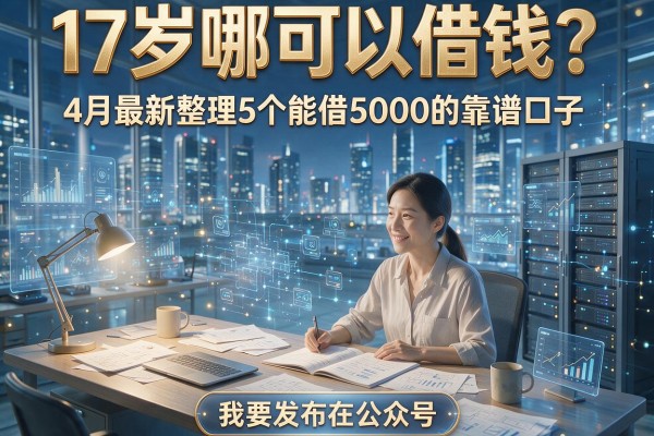 17岁哪可以借钱?4月最新整理5个能借5000的靠谱口子