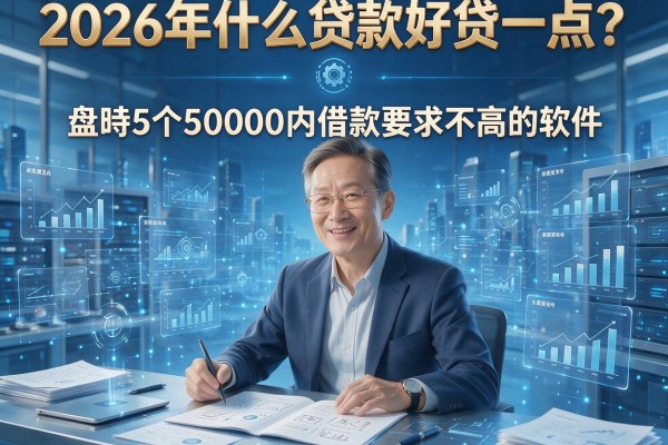 2026年什么贷款好贷一点?盘点5个50000内借款要求不高的软件!