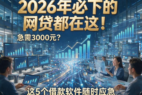 2026年必下的网贷都在这！急需3000元？这5个借款软件随时应急
