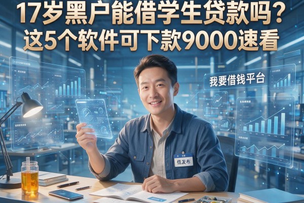 17岁黑户能借学生贷款吗？这5个软件可下款9000速看！