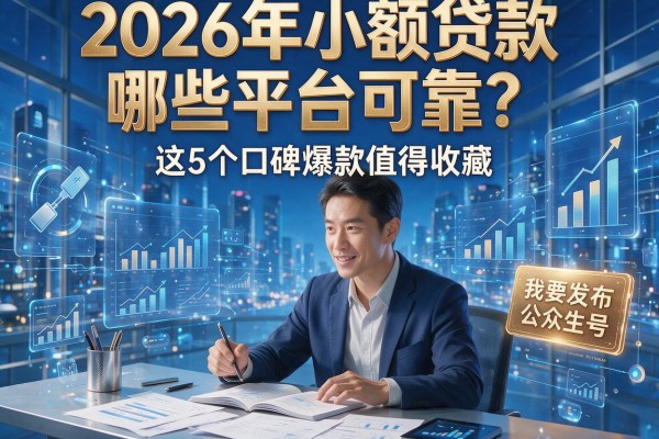 2026年小额贷款哪些平台可靠？这5个口碑爆款值得收藏！